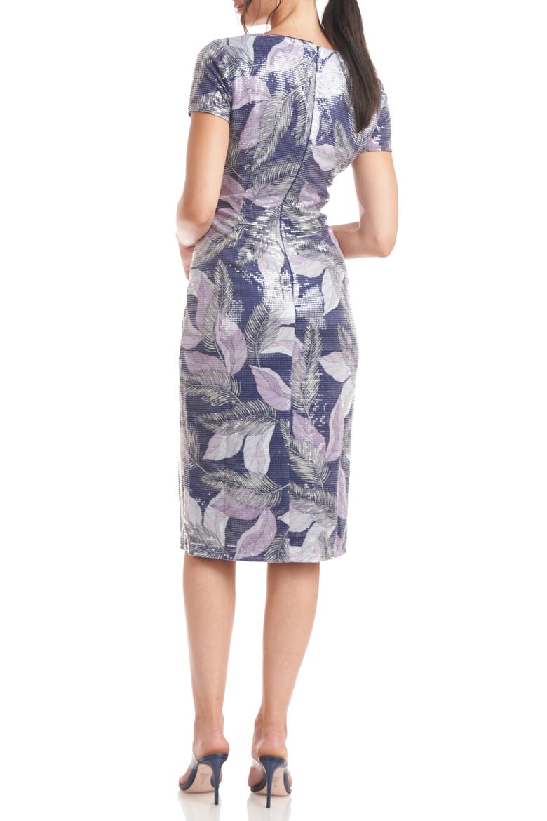 Nylah Sequin Dress, Alternate, color, NAVY MULTI