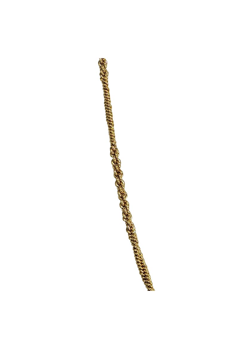 Vintage 1970s Costume Gold Chain Necklace, Alternate, color, gold