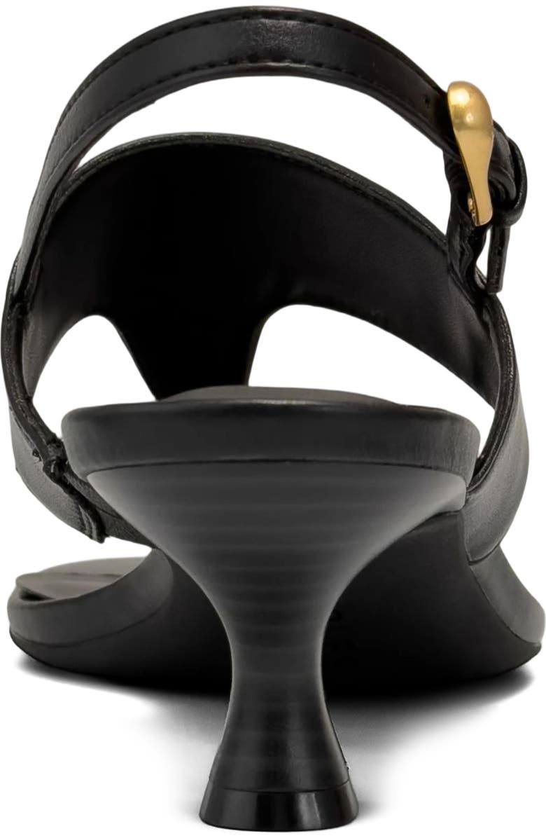 Aerosoles Kora Slingback Sandal, Alternate, color, Black Fx Nappa