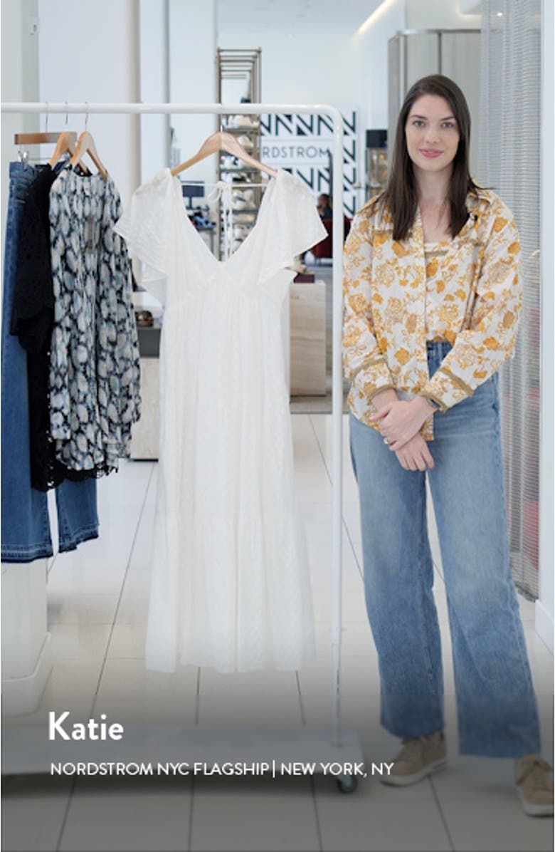 Flutter Sleeve Maxi Dress, sales video thumbnail