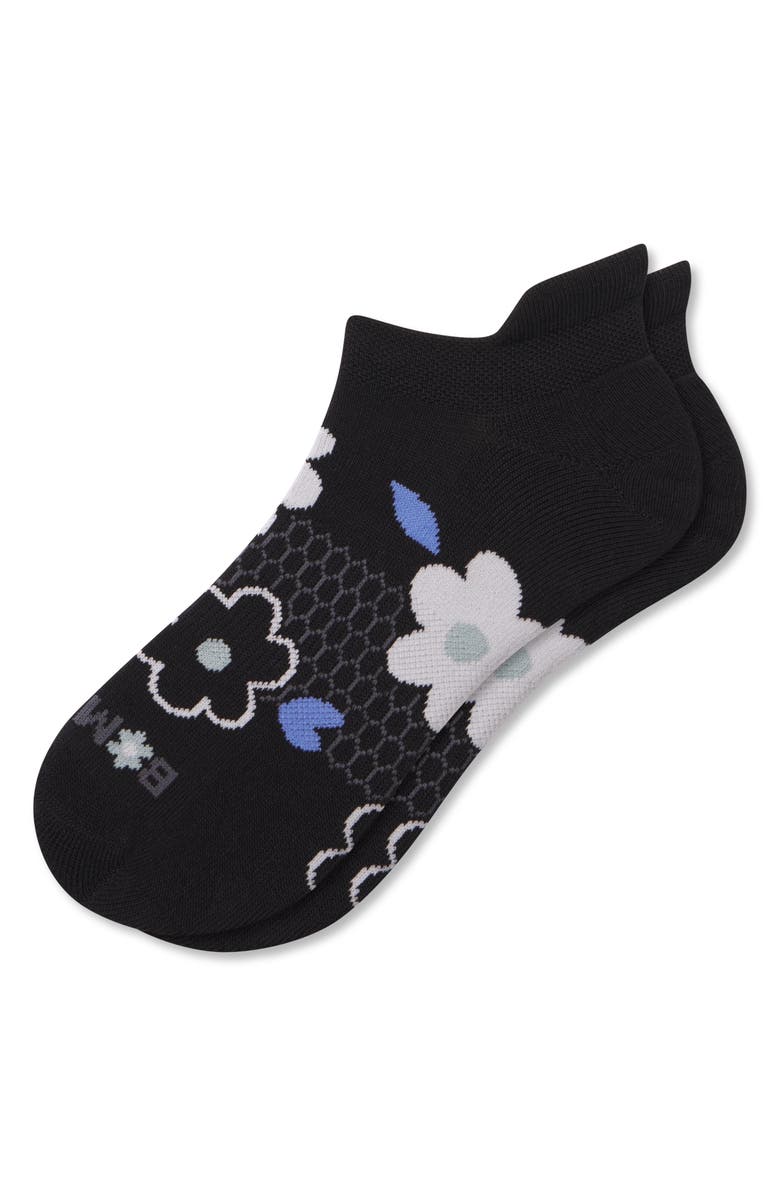 Bombas All Over Flowers Ankle Socks, Alternate, color, 