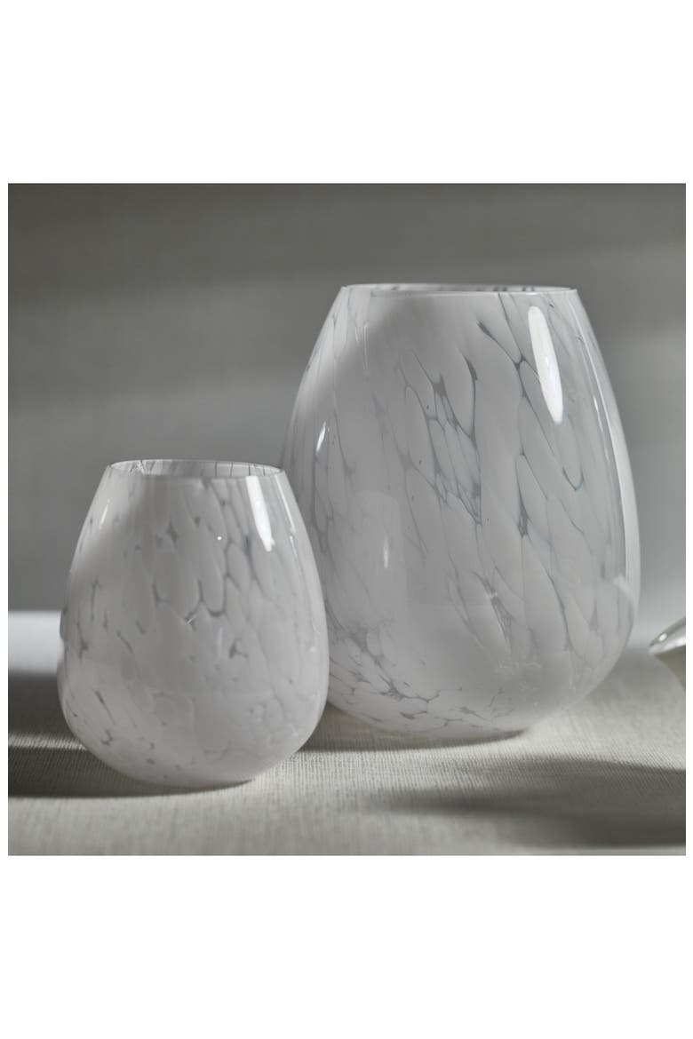 Laval Confetti Glass Vase, Alternate, color, WHITE