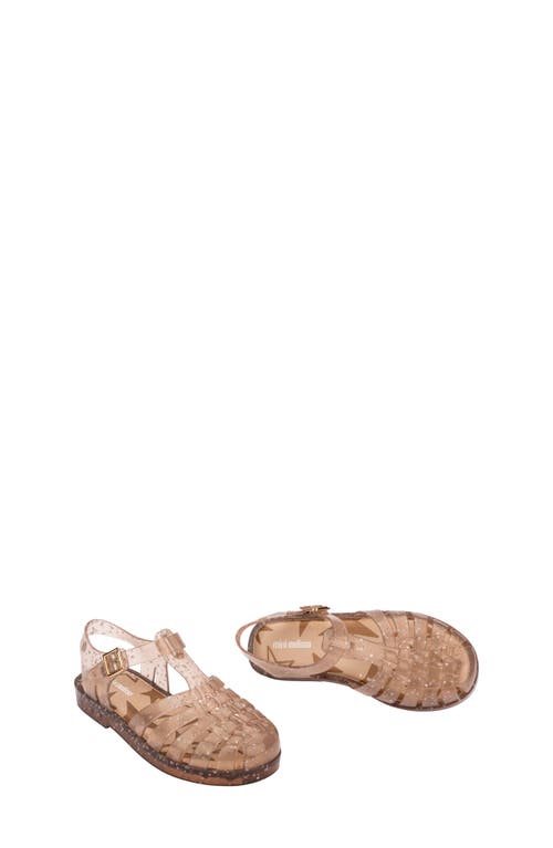 Melissa Kids' Possession Metallic Jelly Sandal In Brown