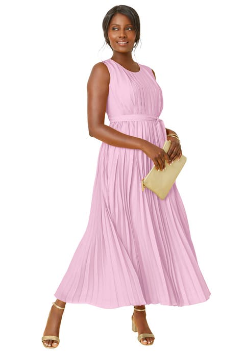 Pleated Maxi Dress (Plus)