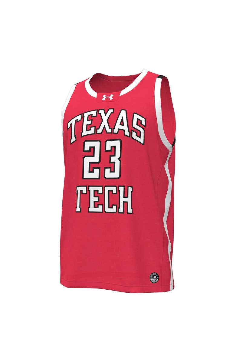 Under Armour Men's Under Armour #23 Red Texas Tech Red Raiders Replica Basketball Jersey, Alternate, color, Red