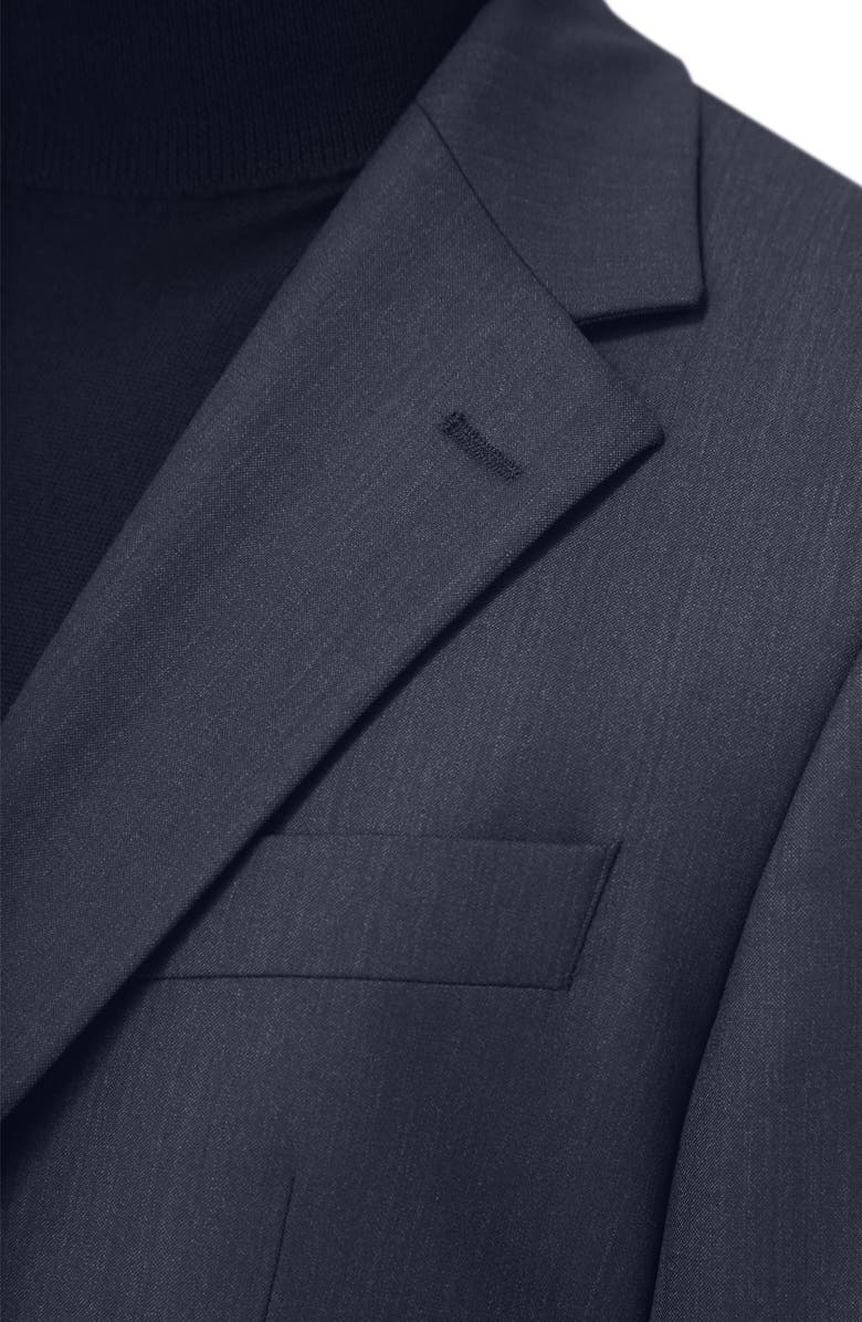 Bugatchi Solid Stretch Wool Travel Blazer, Alternate, color, Cobalt