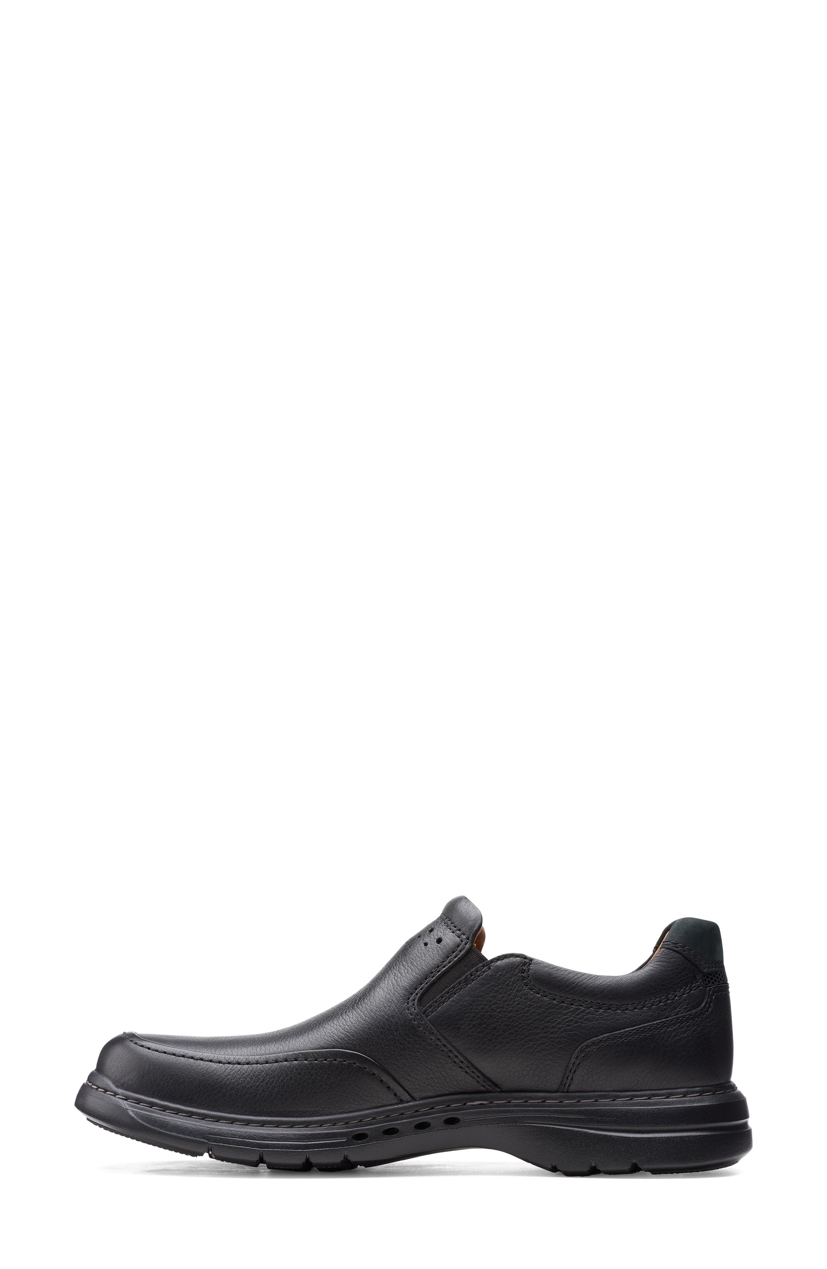 Brawley Loafer, Alternate, color, BLACK TUMBLED LEATHER