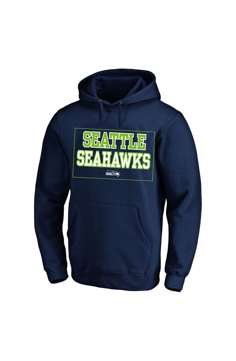 FANATICS Men's Fanatics  College Navy Seattle Seahawks Big & Tall Fleece Hoodie, Alternate, color, College Navy