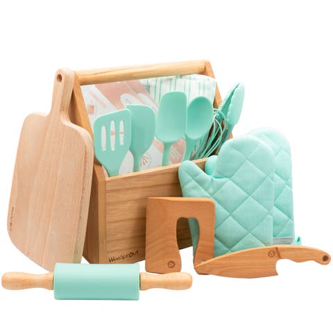 Little Chef Kids Cooking & Baking Set, 14 Piece Cooking Set