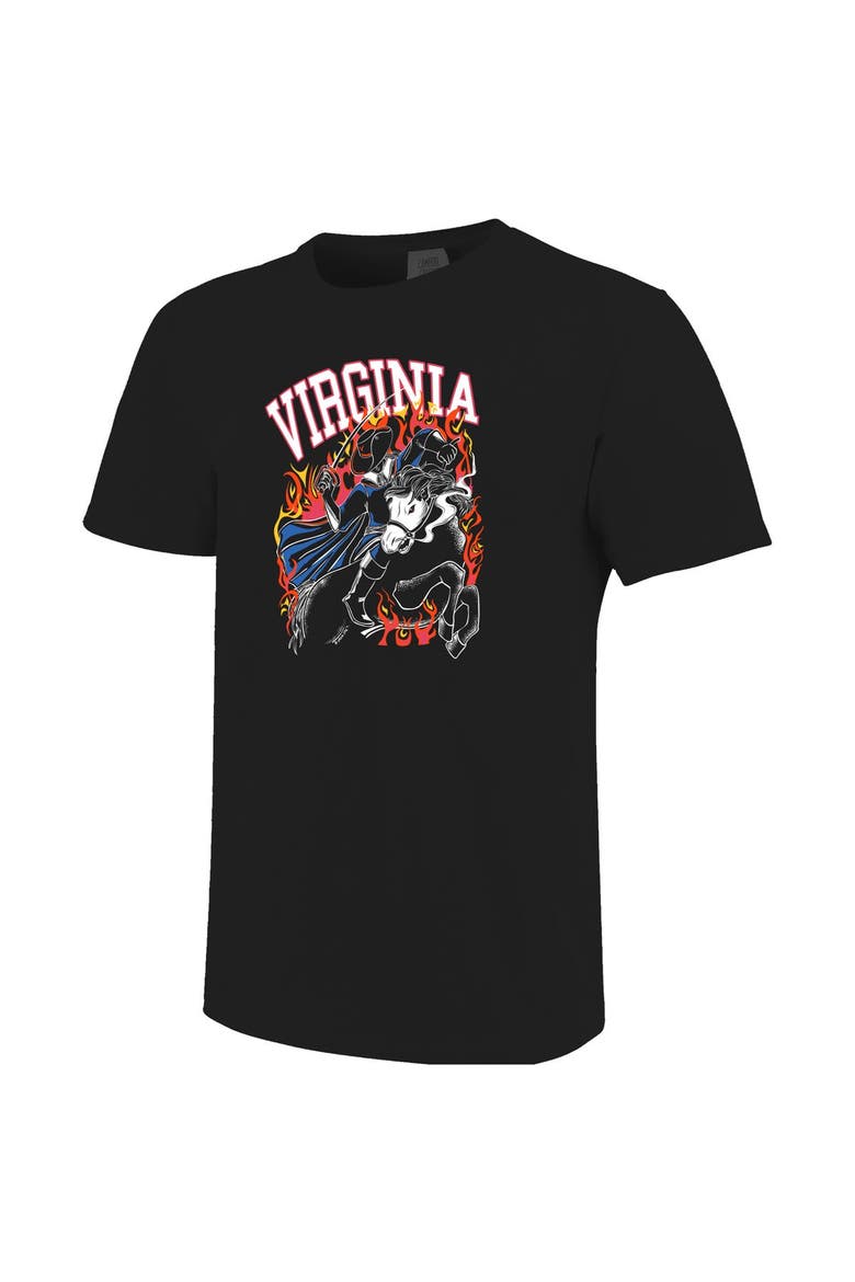 Men's Black Virginia Cavaliers Legend of Cavalier Hollow Spooky Hoos Comfort Colors T-Shirt, Alternate, color, Black