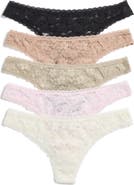 Honeydew Lady in Lace Assorted 5-Pack Thongs
