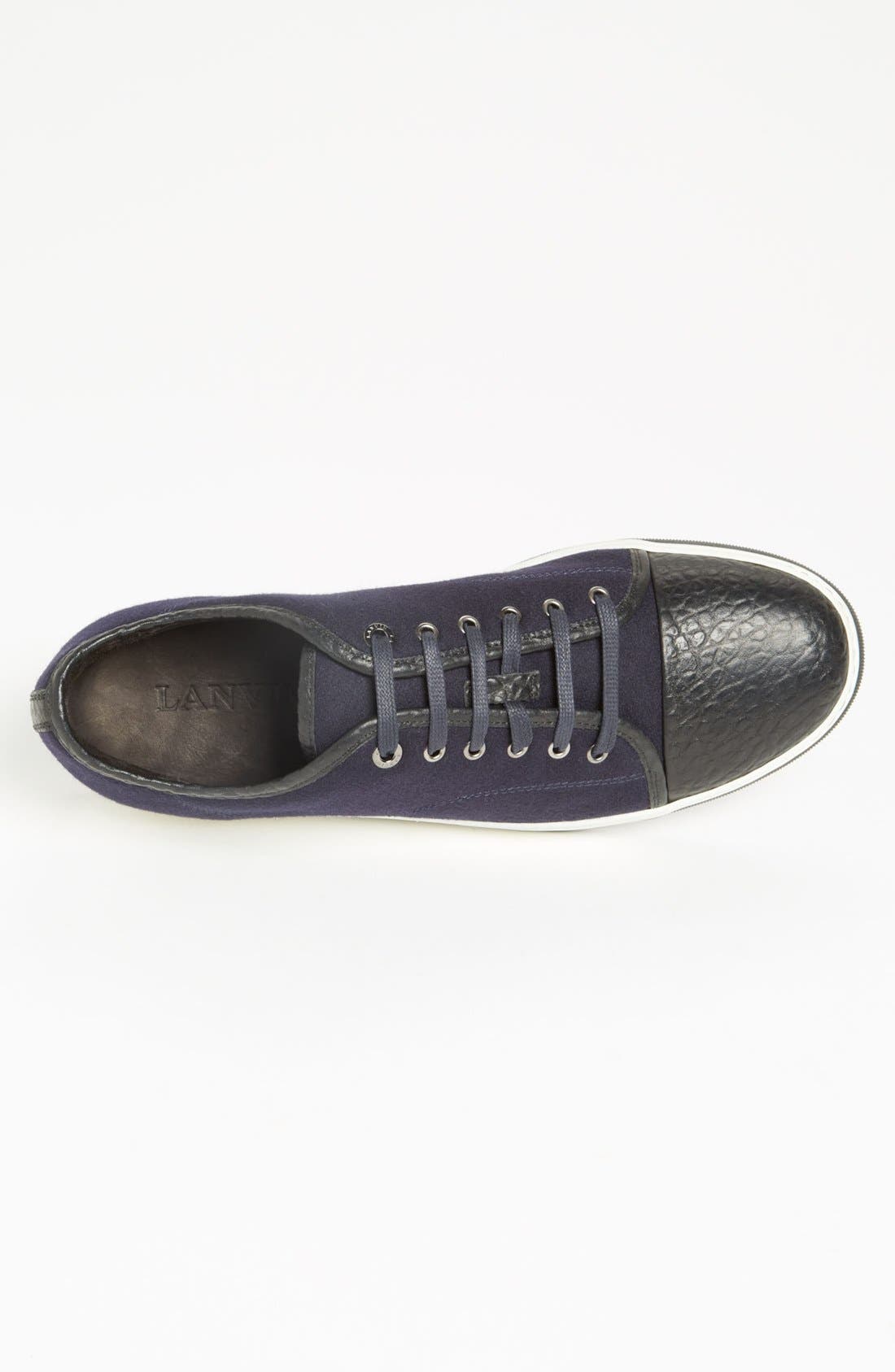 Low Top Sneaker, Alternate, color, NAVY/ BLACK