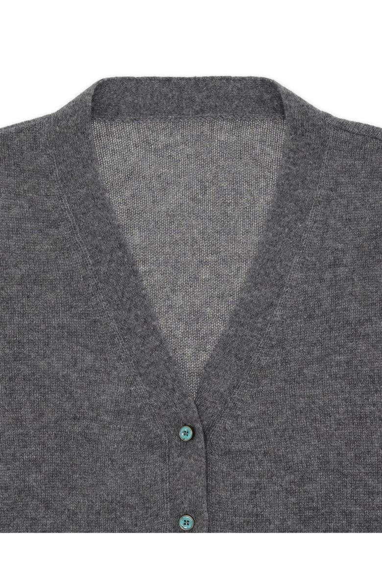 Fortela Sveva Cashmere Cardigan, Alternate, color, Dark Grey