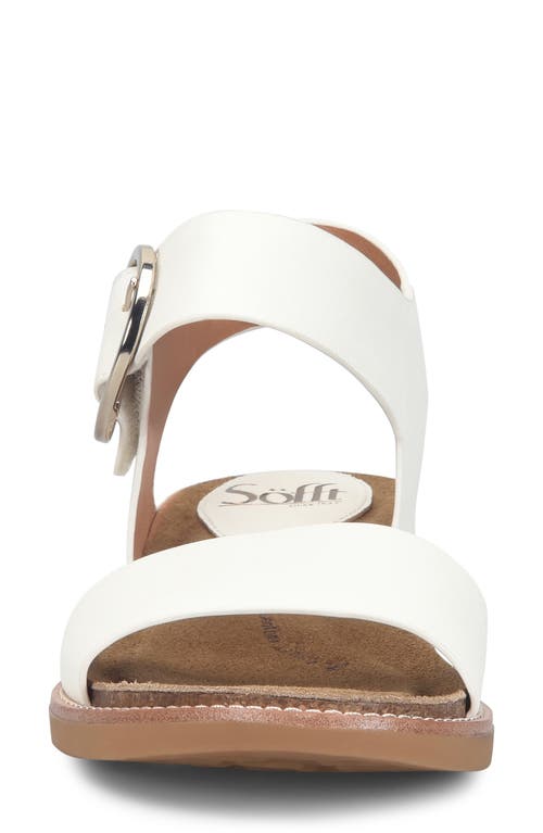 Söfft Bali Sandal In True White
