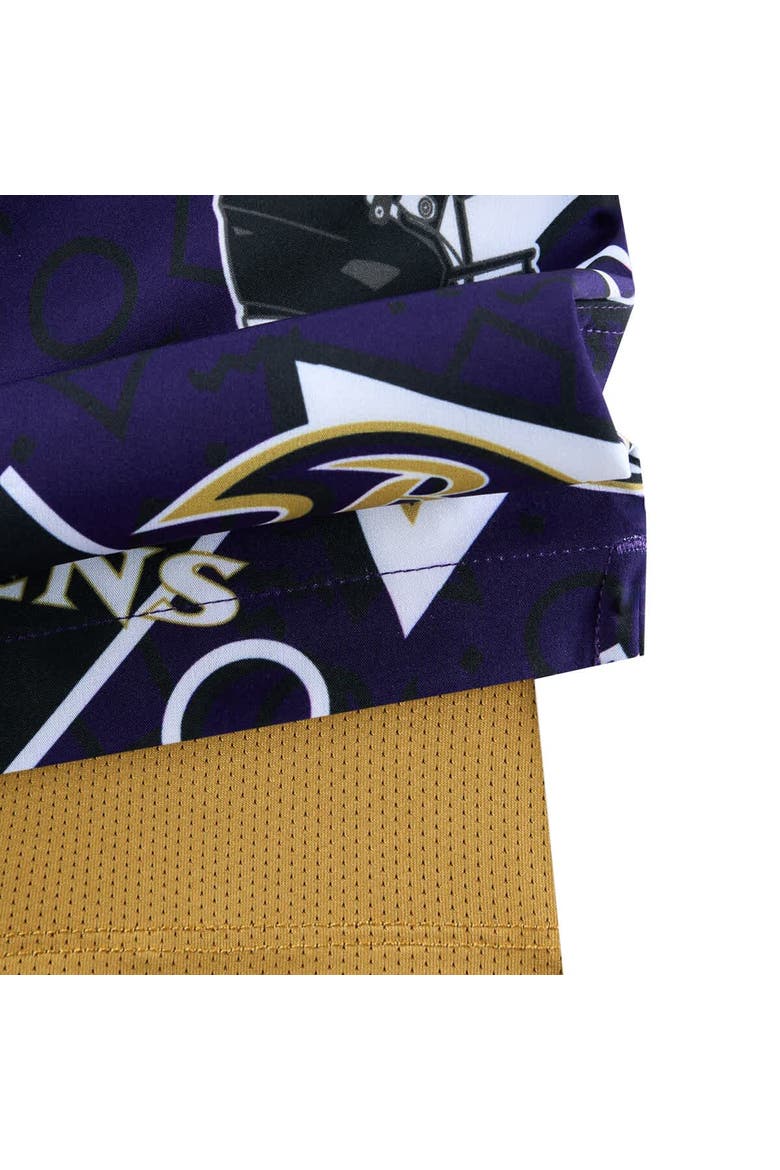 Men's Chubbies Purple Baltimore Ravens Game Day Fit Classic Lined Swim Trunks, Alternate, color, Purple