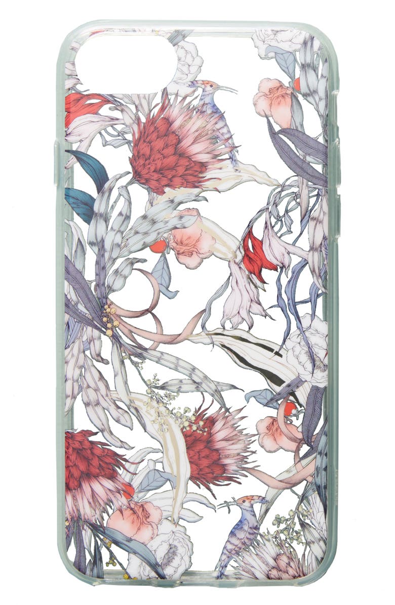 Anthropologie Home Anthropologie Sketched Songbird iPhone 6/6s/7/8 Case, Alternate, color,