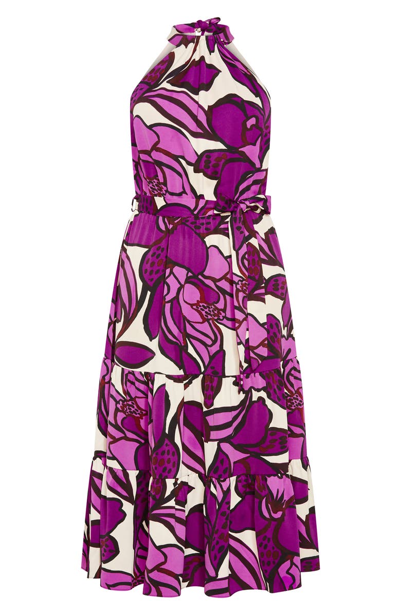 City Chic Felicity Floral Maxi Dress, Main, color, Print