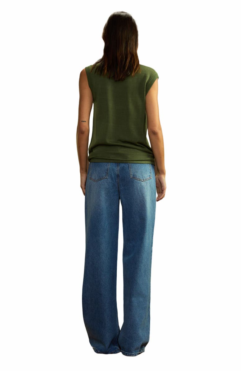 Cynthia Rowley Mica Sleeveless Knit Top, Alternate, color, 