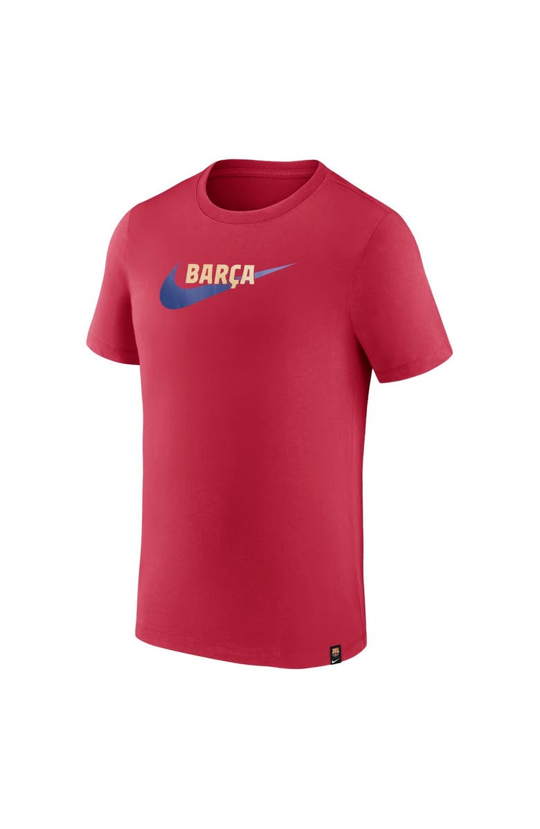 Nike Men's  Nike  Red Barcelona Drac Pack Swoosh T-Shirt, Alternate, color, 
