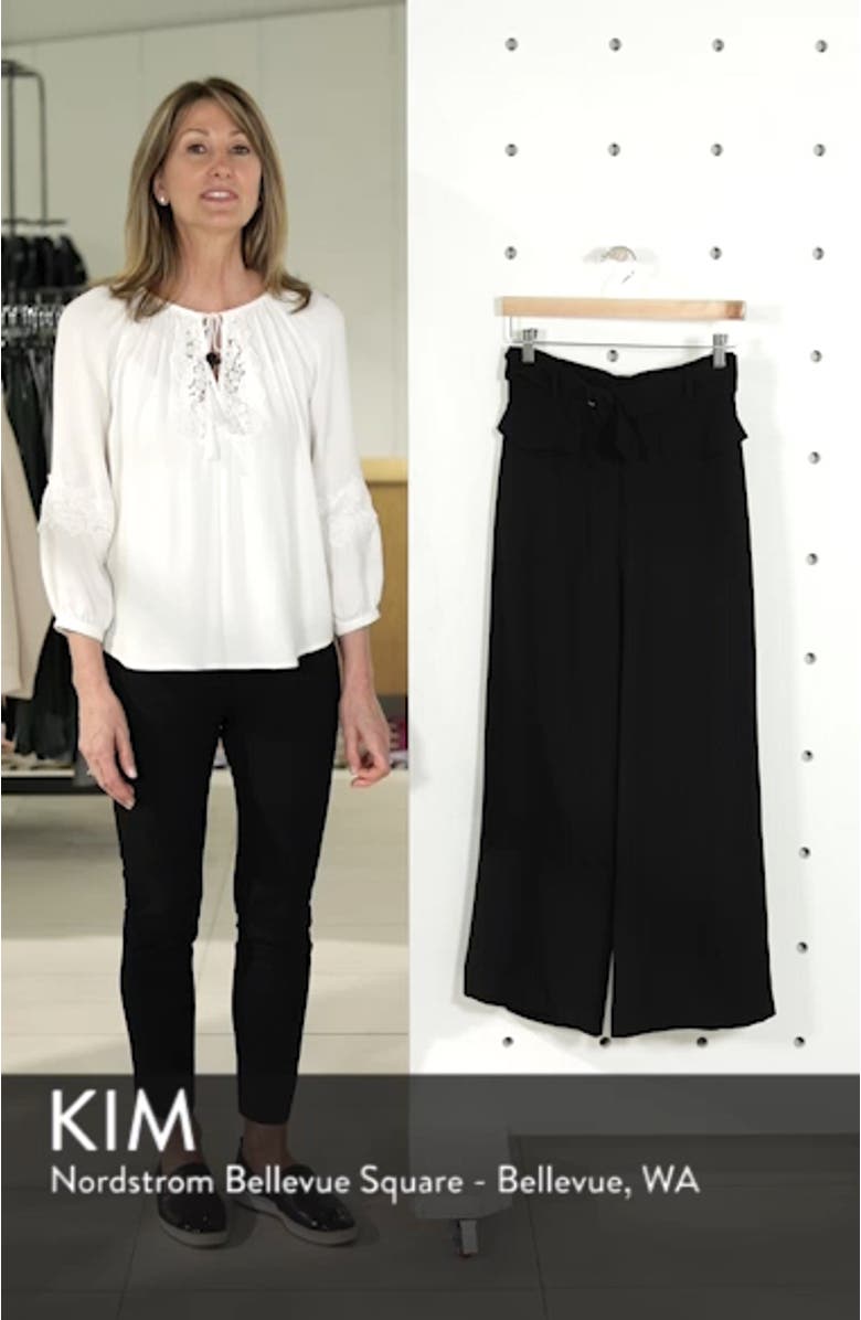 Wide Leg Ankle Pants, sales video thumbnail