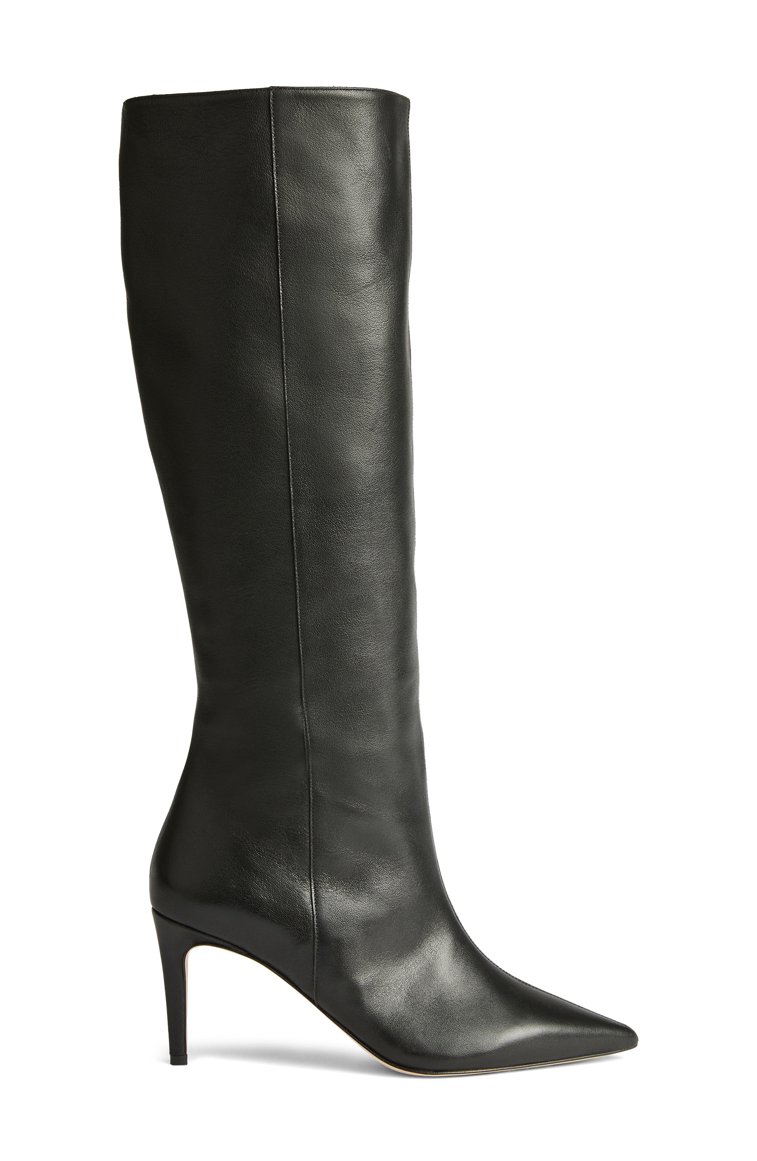 LK Bennett Astrid Knee High Boot, Alternate, color, Black