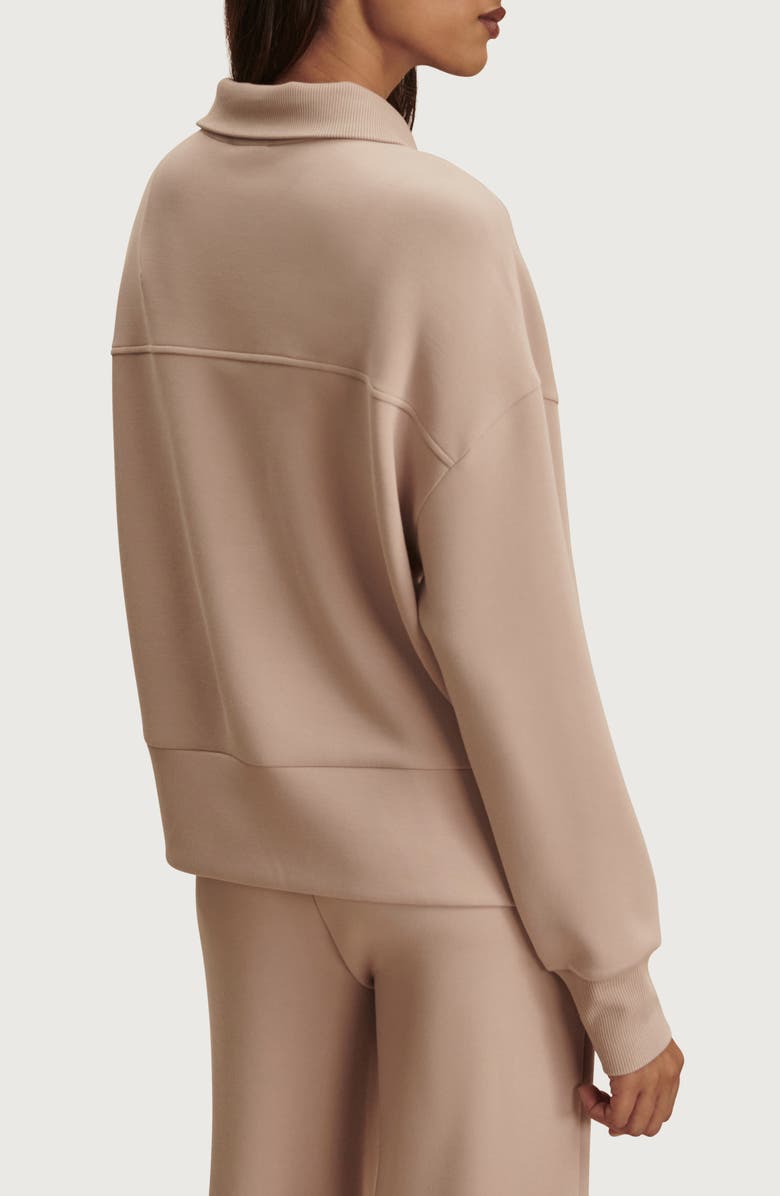 Varley Kayleight Half Zip Sweatshirt, Alternate, color, Mushroom