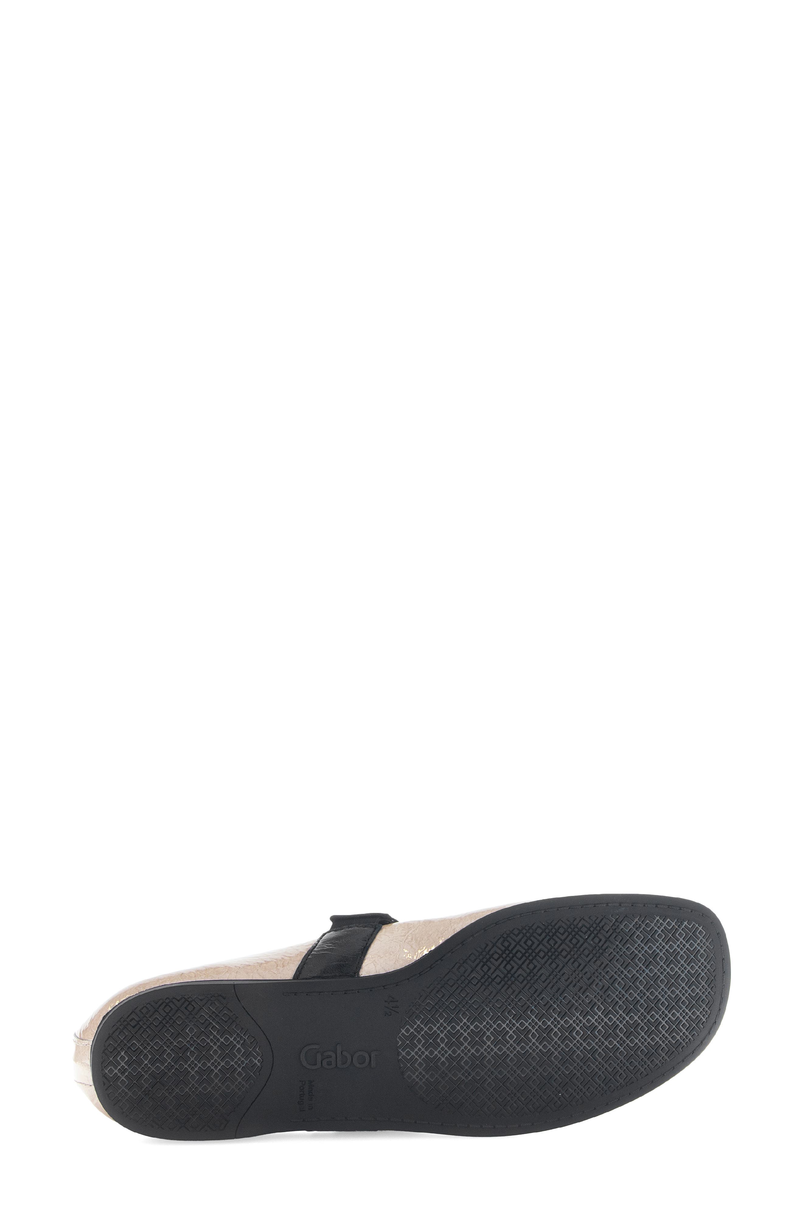 Gabor Buckle Mary Jane Flat, Alternate, color, Beige