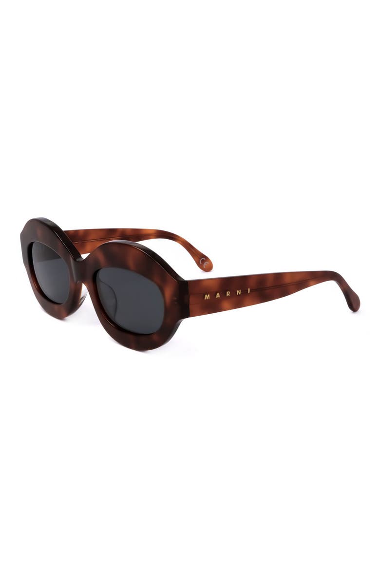 54mm Cat Eye Sunglasses, Alternate, color, TORT GREY