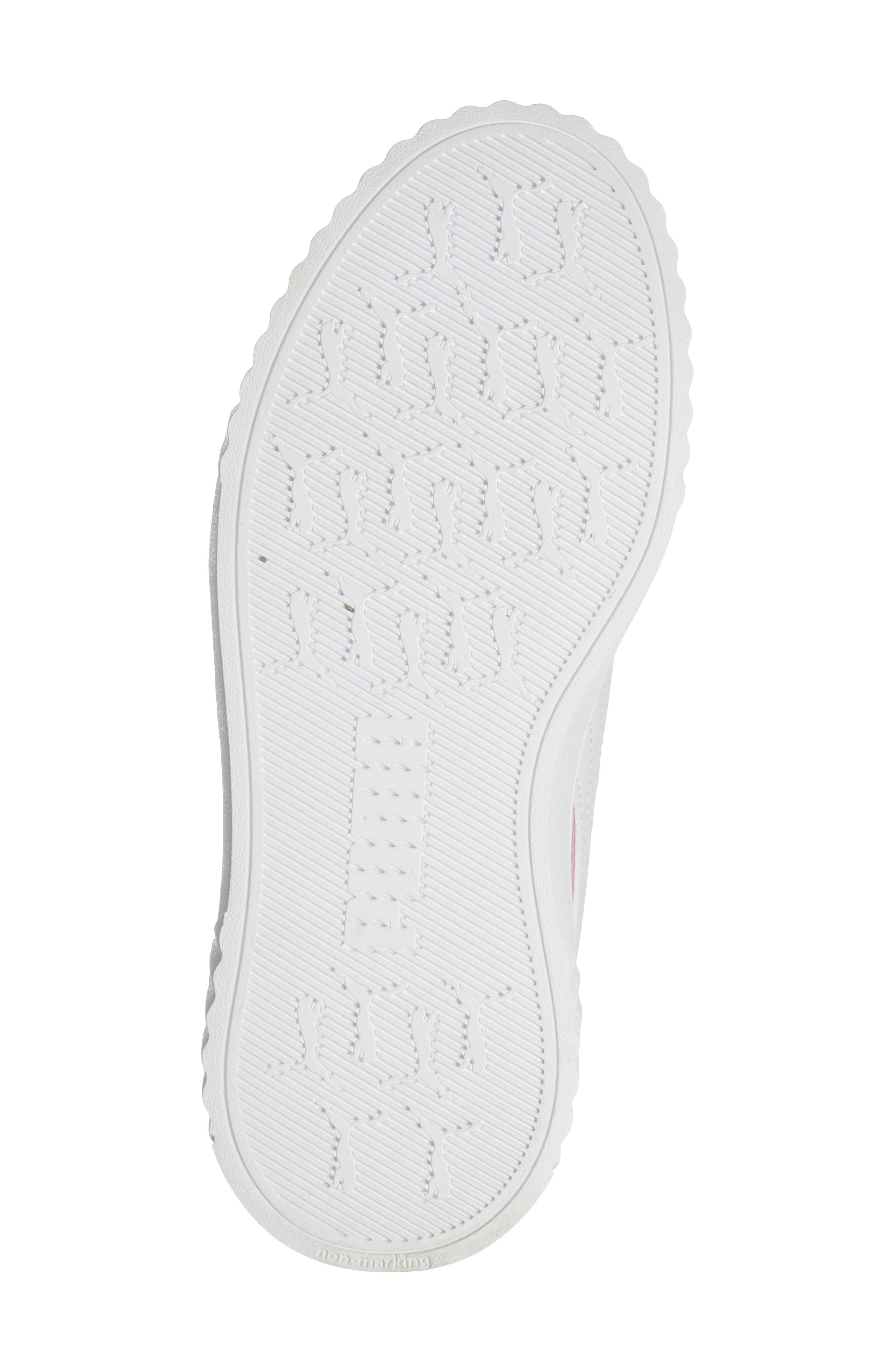 Kids' Carina 3.0 Glitz Sneaker, Alternate, color, PEACHSKIN/ PUMA SILVER