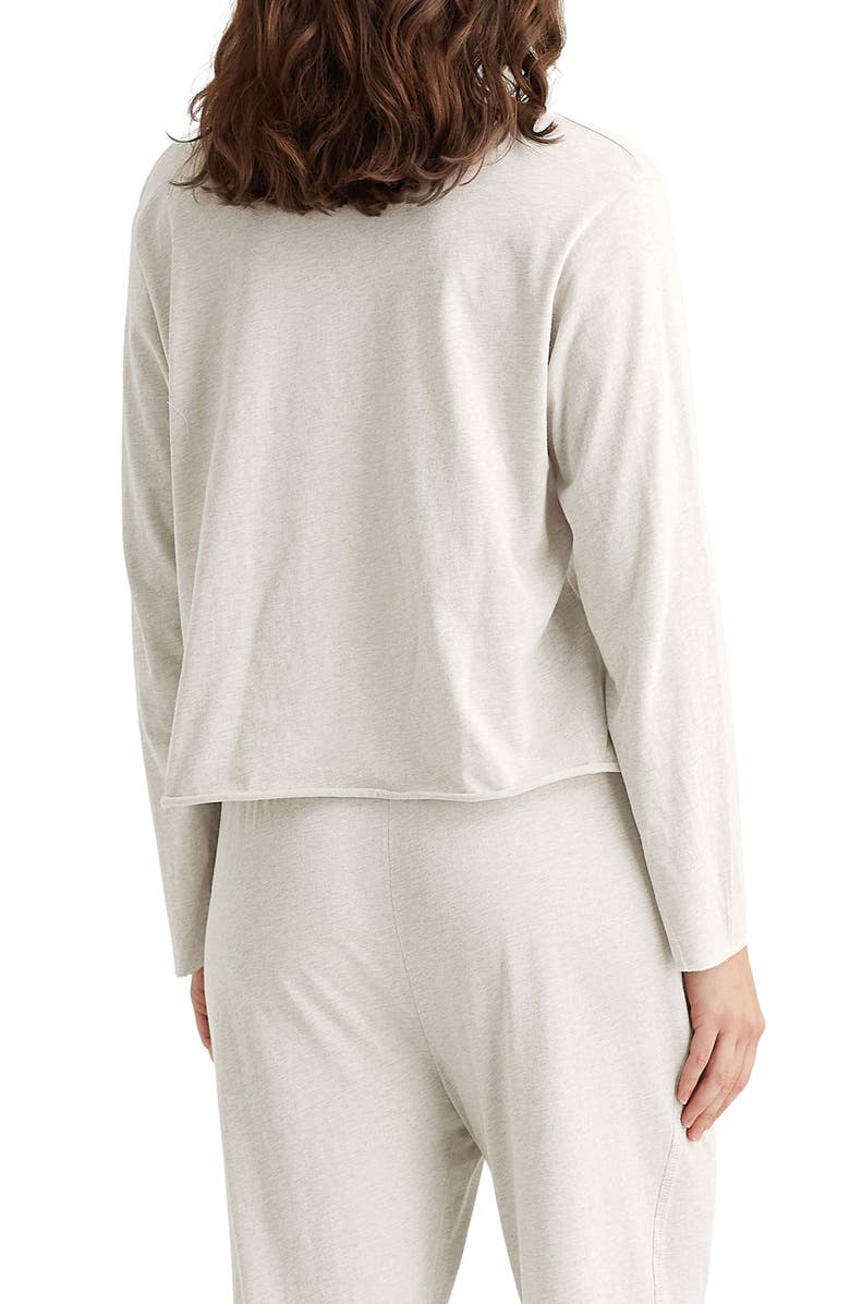 Papinelle Jada Long Sleeve Cotton Pajama Top, Alternate, color, 