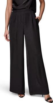 Donna Karan New York Pleat Front Wide Leg Pants