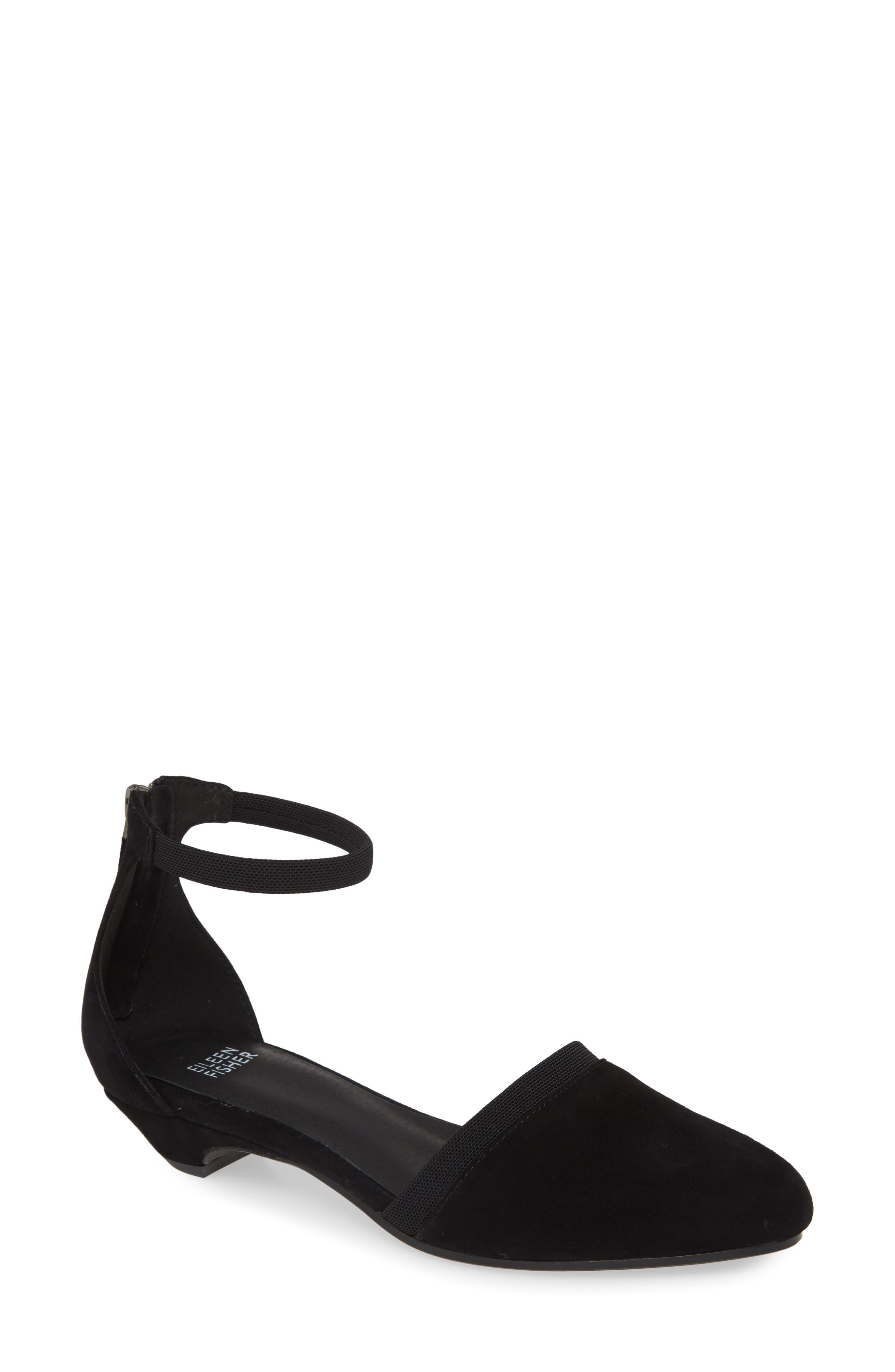 Eileen Fisher Ivie Ankle Strap Pump, Main, color, 