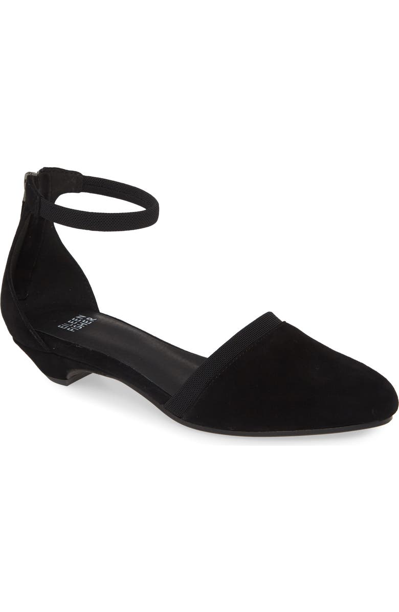 Eileen Fisher Ivie Ankle Strap Pump, Main, color,