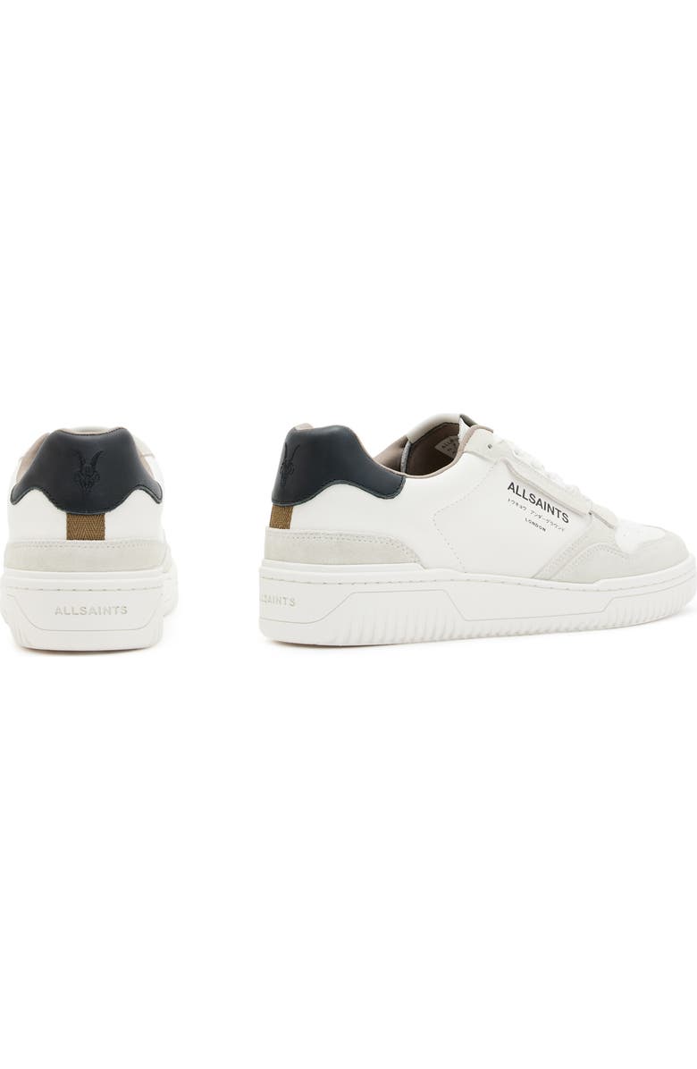 AllSaints Regan Low Top Sneaker, Alternate, color, Chalk White/Black
