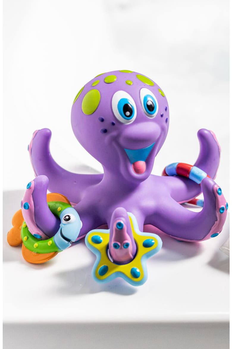 Kids' Octopus Floating Bath Toy Set, Alternate, color, NONE