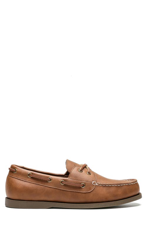 Tommy Hilfiger Brazen Boat Shoe In Cognac