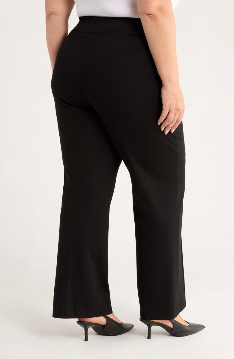 Jones New York Pintuck Pull-On Straight Leg Pants, Alternate, color, Jones Black