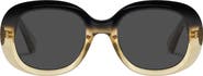 QUAY Impromptu 52mm Round Sunglasses