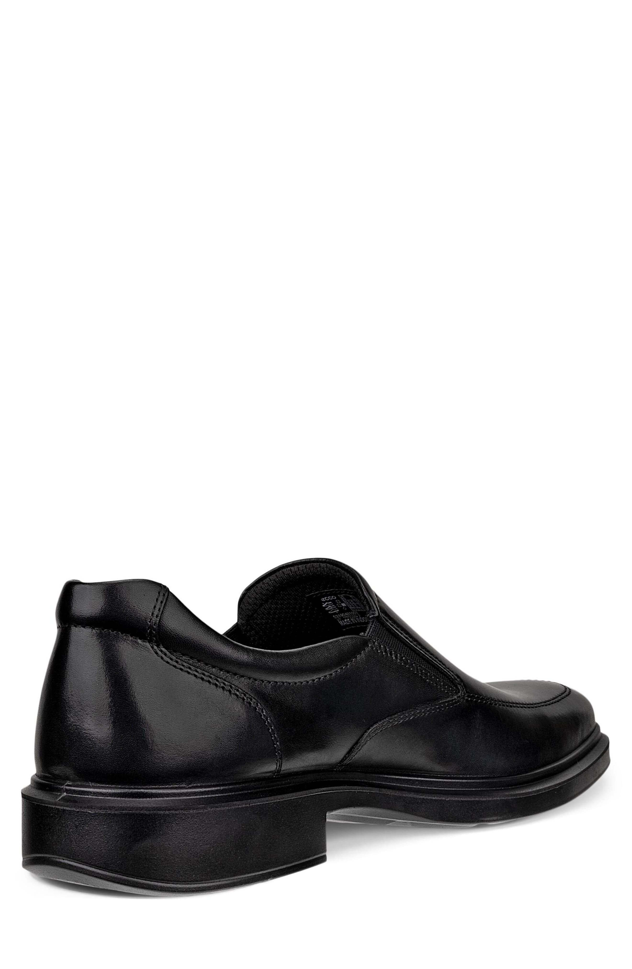 ECCO Helsinki Water Resistant Slip-On Loafer, Alternate, color, Black