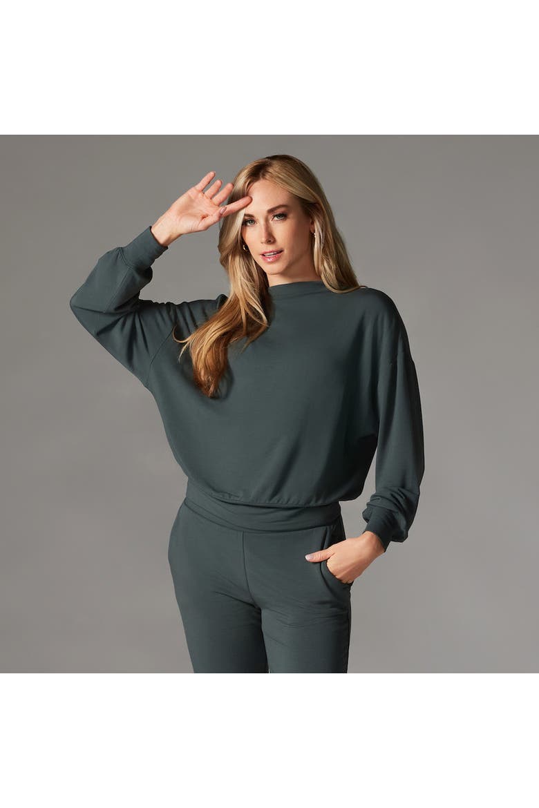 Slope Crew Sweatshirt, Alternate, color, URBAN