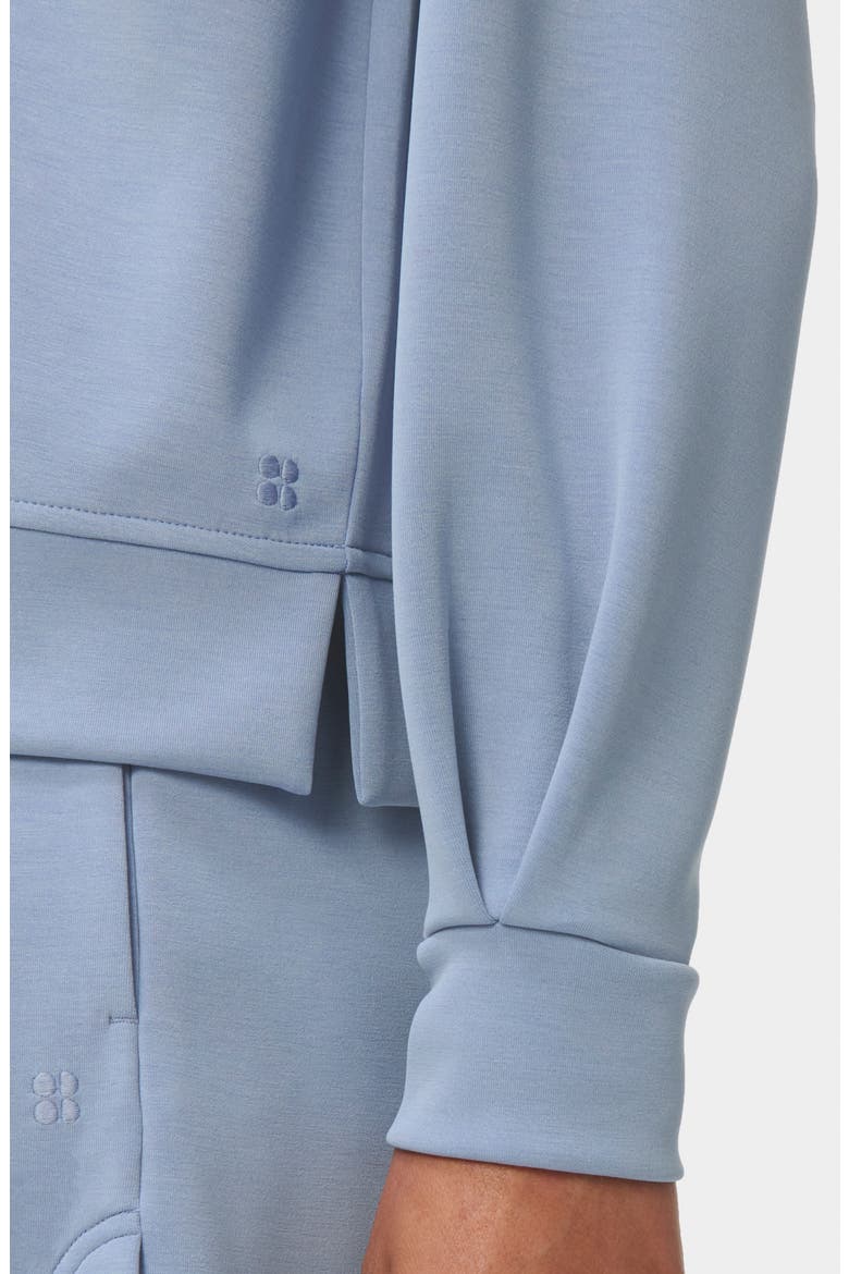 Sand Wash Cloud Sweatshirt, Alternate, color, LAGUNA BLUE