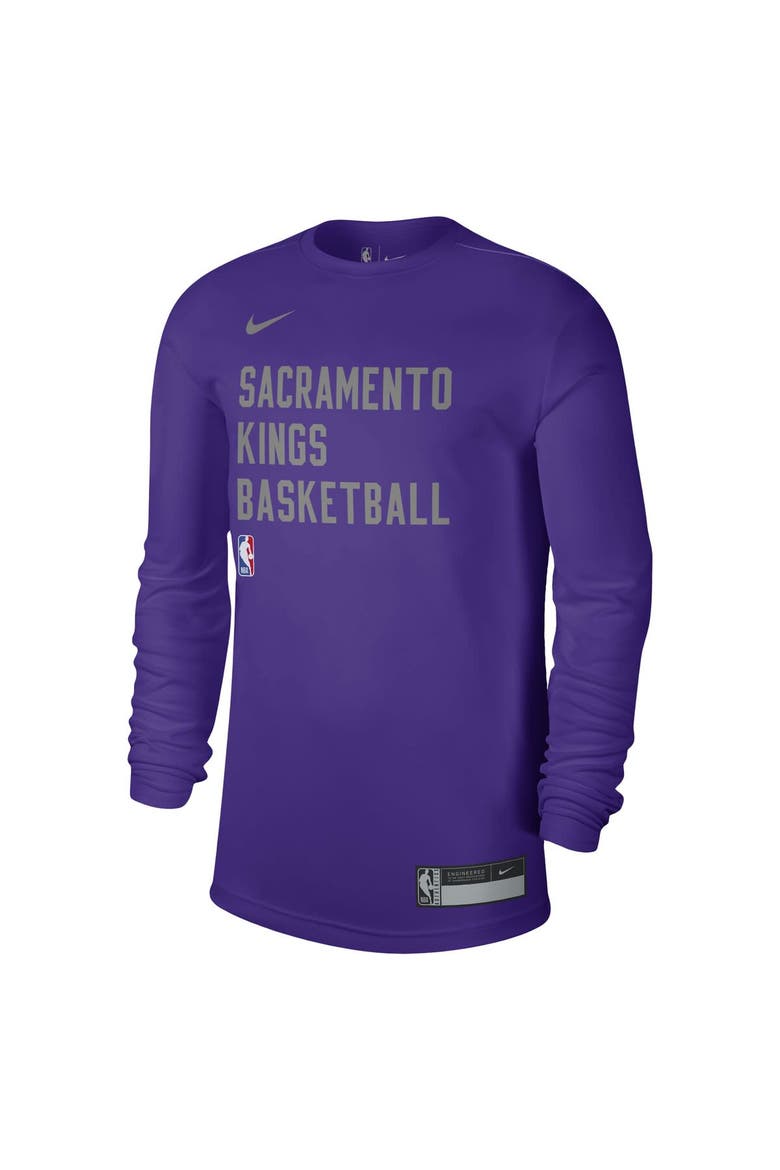 Unisex Nike Purple Sacramento Kings 2023/24 Legend On-Court Practice Long Sleeve T-Shirt, Alternate, color, Purple