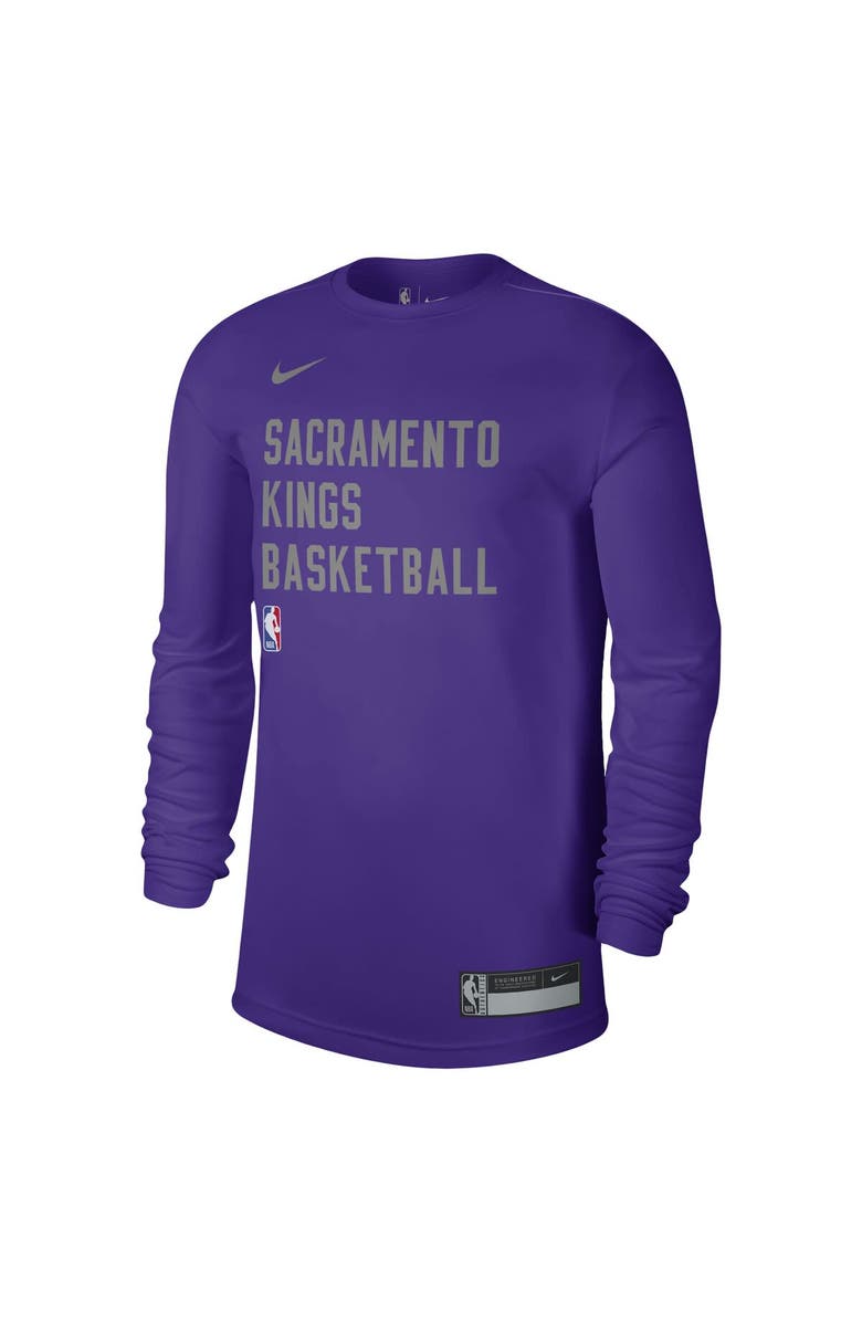 Nike Unisex Nike Purple Sacramento Kings 2023/24 Legend On-Court Practice Long Sleeve T-Shirt, Alternate, color, Purple