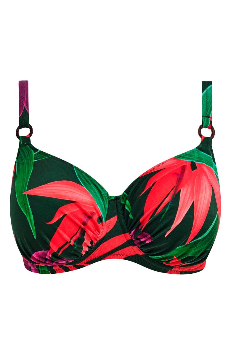 Fantasie Pichola Gathered Underwire Bra, Alternate, color, Mangrove