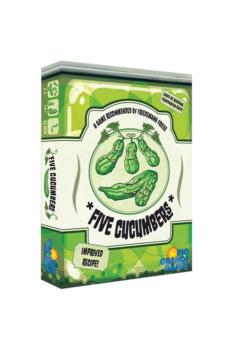 Rio Grand Games Five Cucumbers Trick Taking Card Game, Ages 14+, Main, color, Multicolored