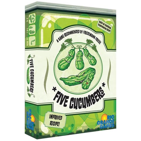 Rio Grand Games Five Cucumbers Trick Taking Card Game, Ages 14+
