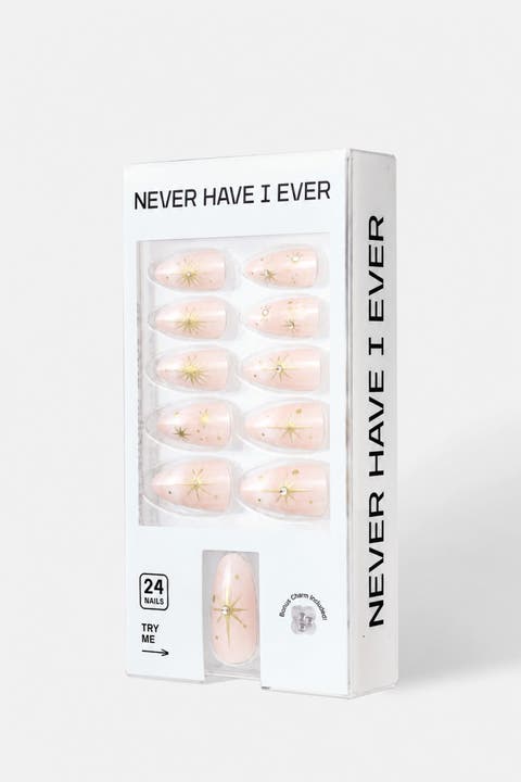 Golden Sun Almond Press On Nails