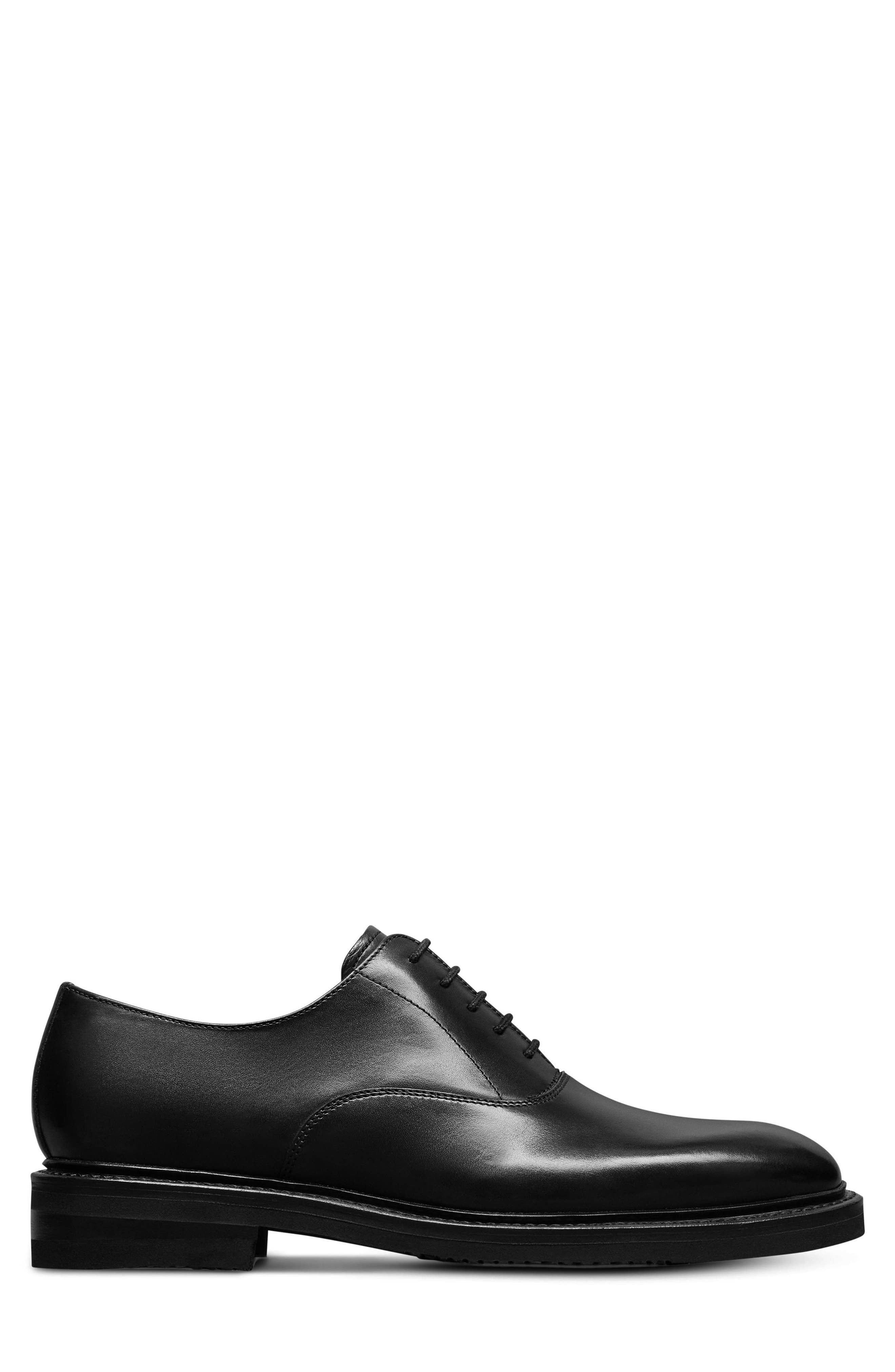 Douglas Plain Toe Derby, Alternate, color, BLACK
