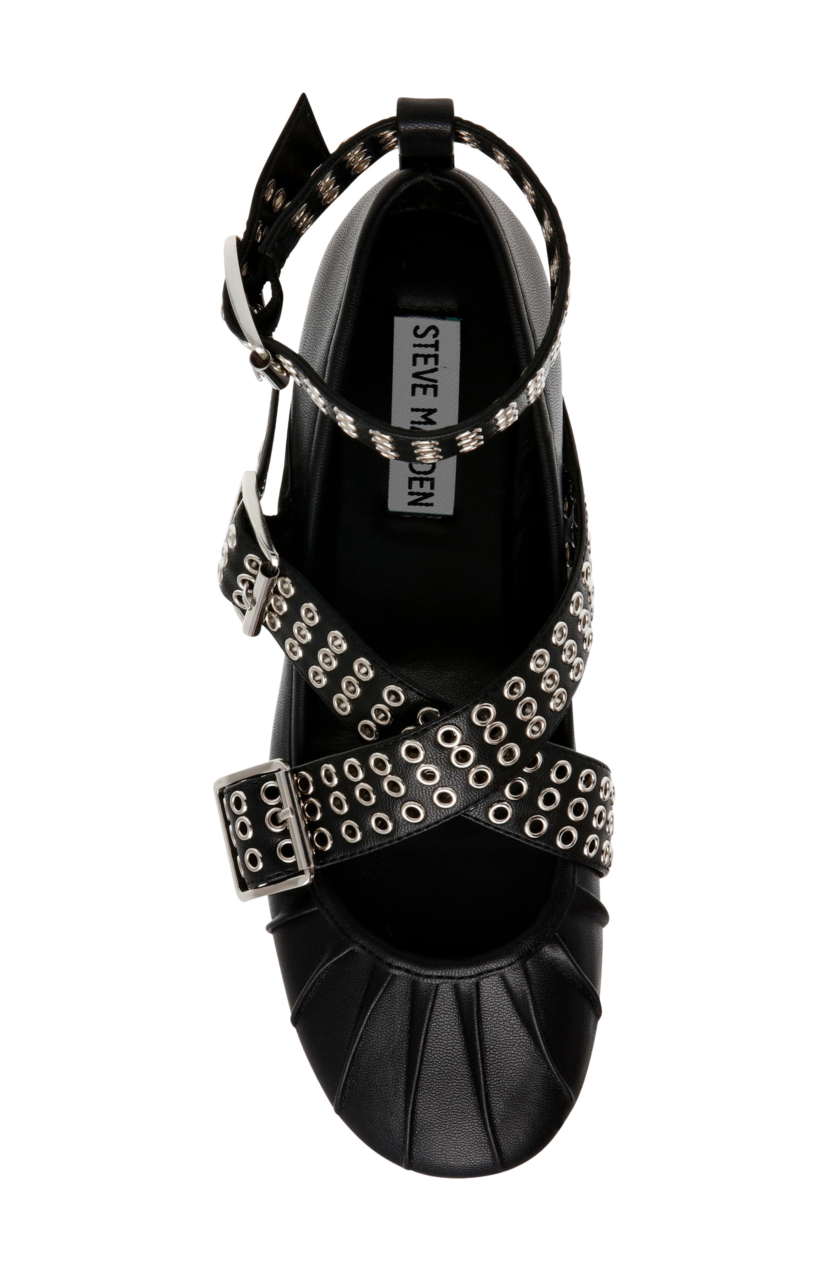 Steve Madden Bryar Ankle Strap Flat, Alternate, color, 