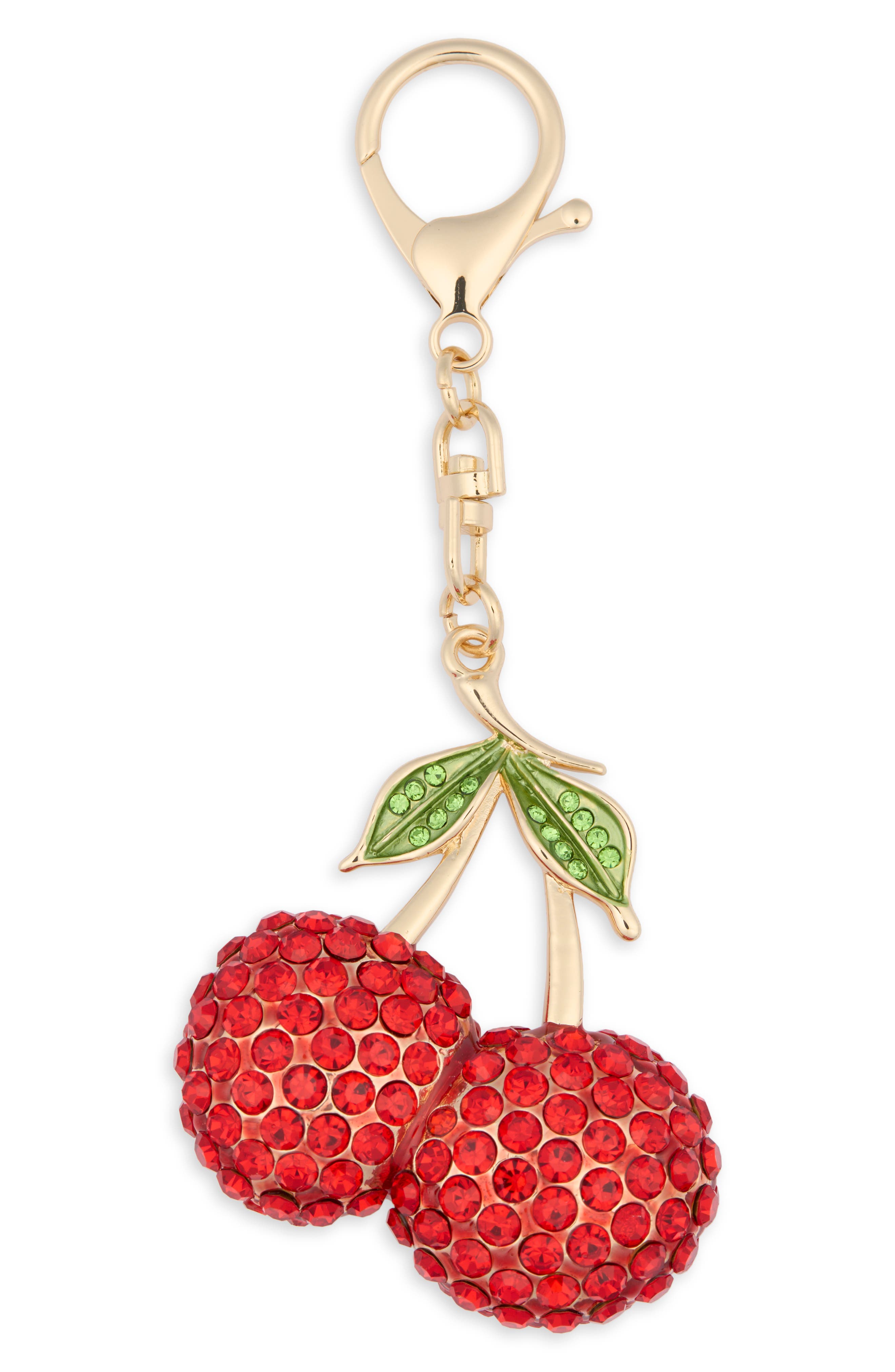 Leith Pavé Cherry Bag Charm